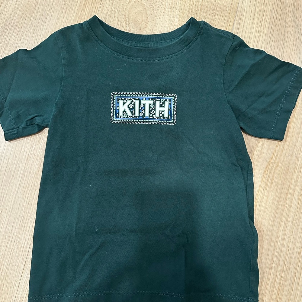 Kith Kids Dark Green Short Sleeve Tee